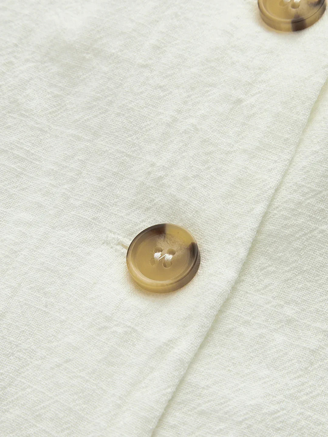 Κοντό φόρεμα με κουμπιά και casual βαμβακερό τελείωμα - LA FEMME WANDERER