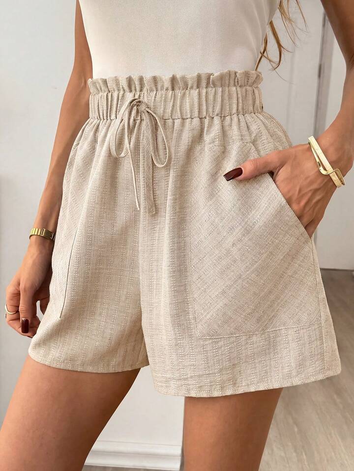 High Waist Drawstring Shorts – Effortless Summer Wardrobe Essential