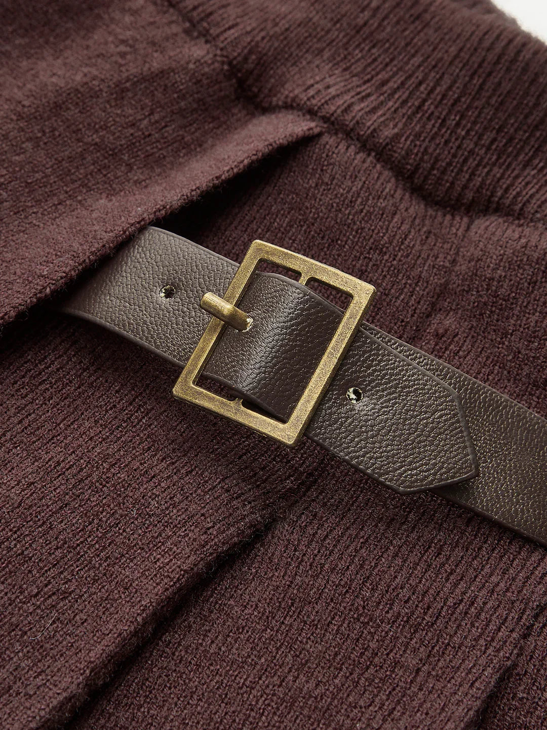 Σέτ κοστουμιών με πλεκτό ζακετάκι και λάστιχο στη μέση, πλισέ φούστα - LA FEMME WANDERER