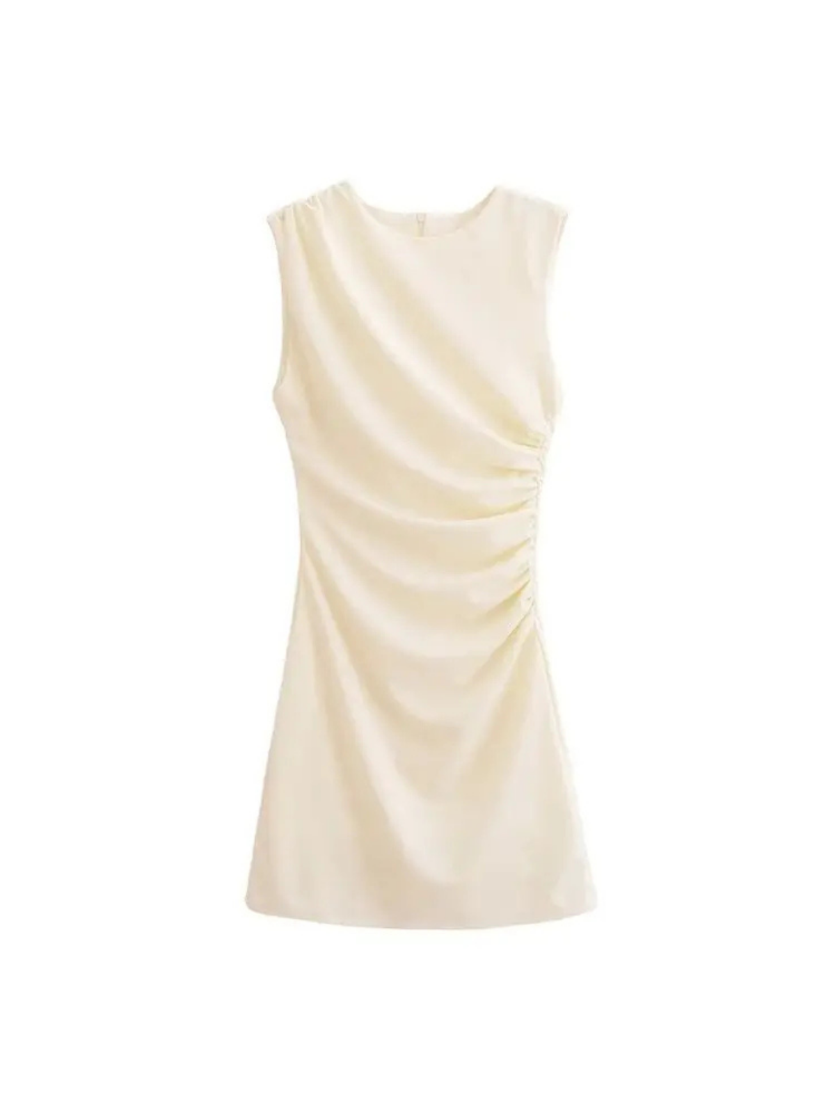 Elegant Style Draped Mini Mirage Dress